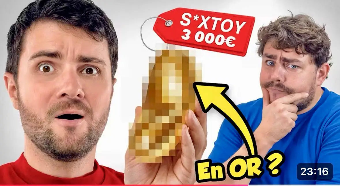 Quand Amixem découvre notre Sextoy Clitoridien en or 24 carats : la vidéo qui fait sensation !