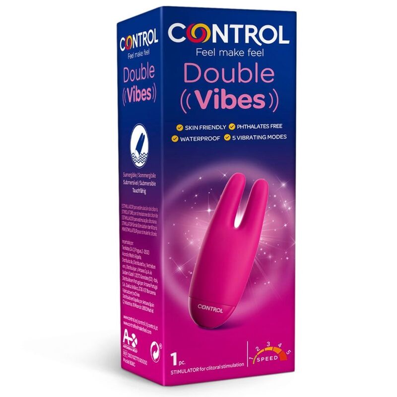 Stimulateur Clitoridien Double Vibes - Control - CONTROL TOYS