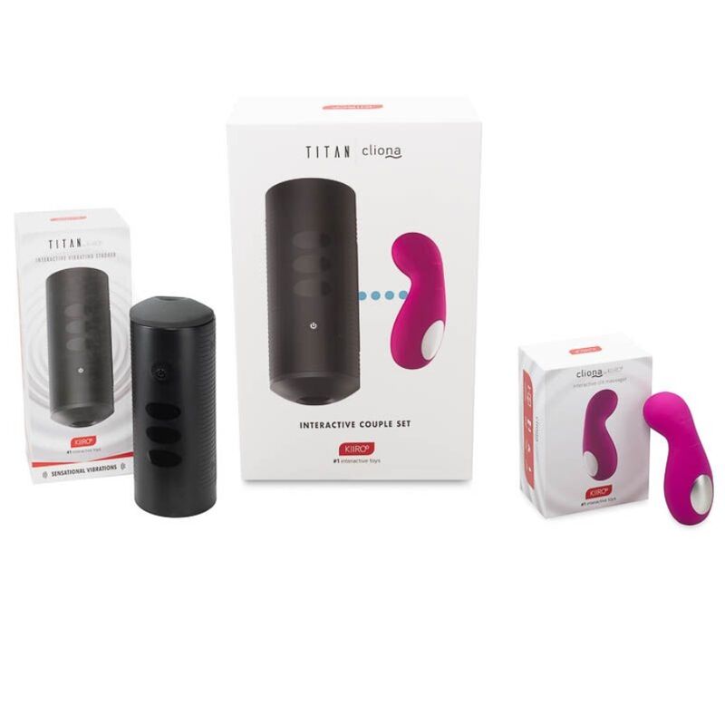 Kiiroo - Duo de Jouets Intimes pour Couple Titan et Cliona Lilas