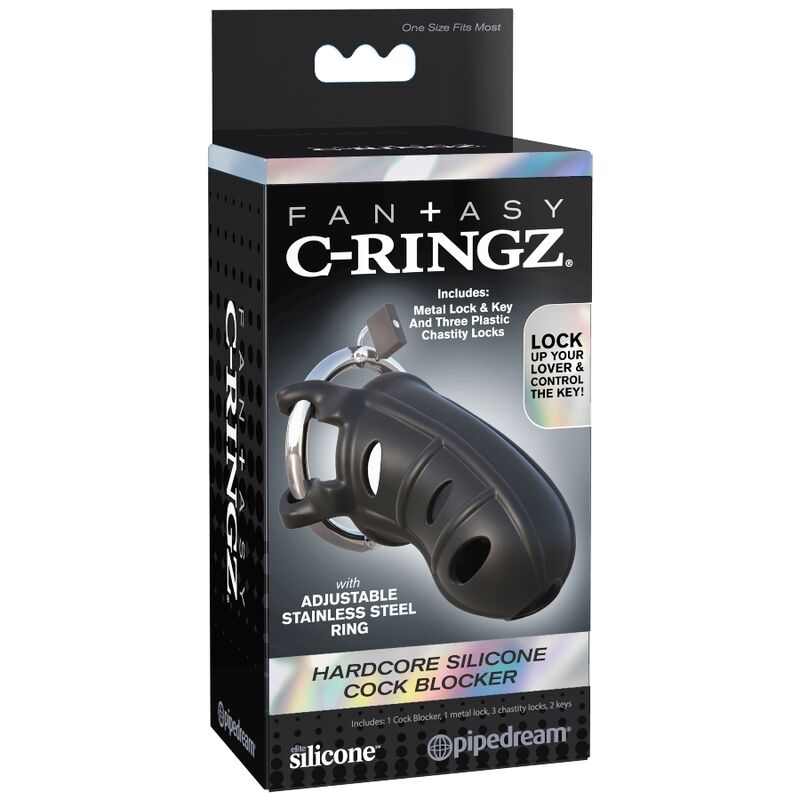 Fantasy C Ringz – Cage de chasteté extrême en silicone souple