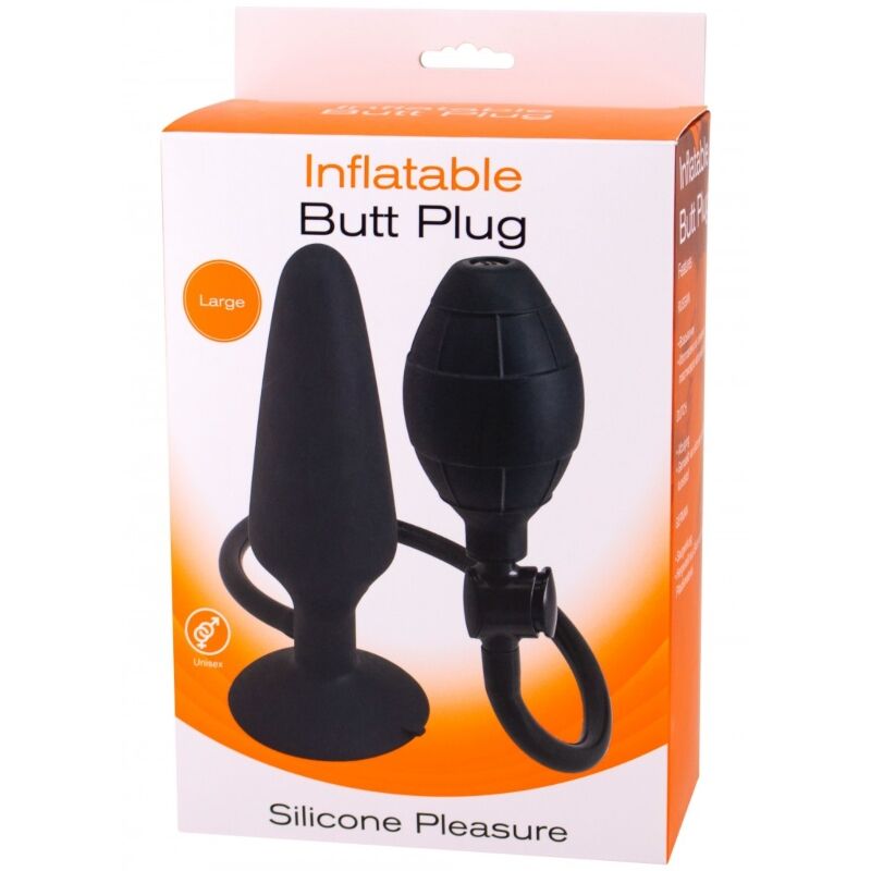 Plug Anal Gonflable Taille L Noir - Seven Creations