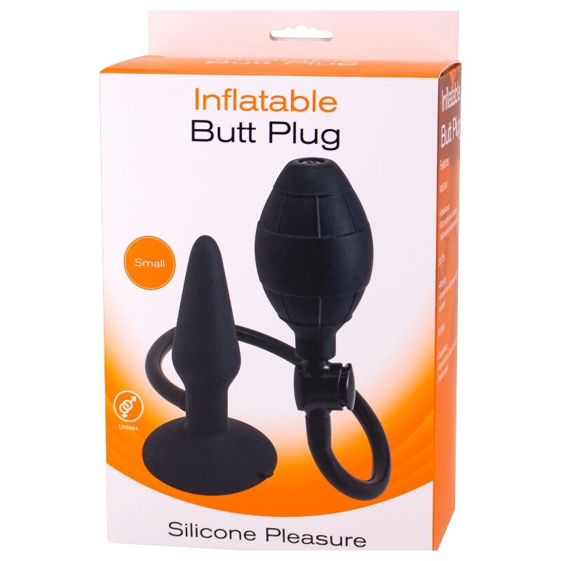 Plug Anal Gonflable Taille S Noir - Seven Creations