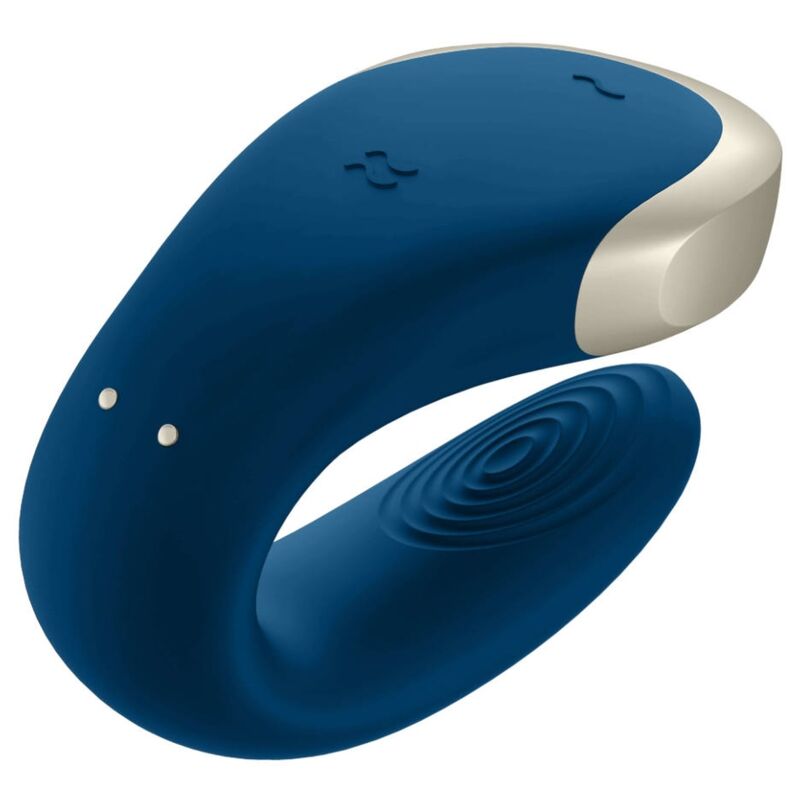Satisfyer - Vibromasseur de luxe pour couple Double Love - Bleu