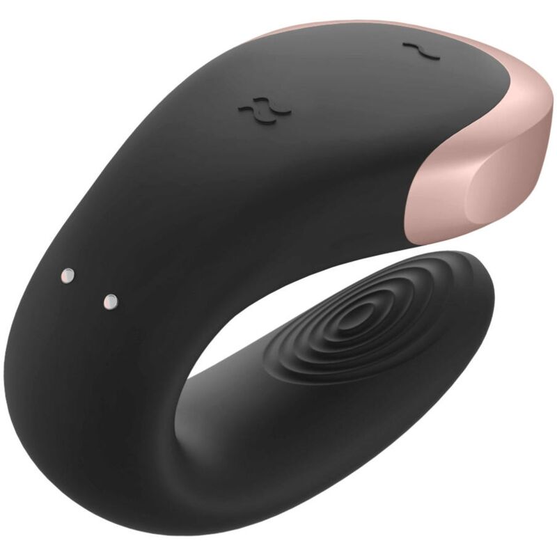 Satisfyer - Vibromasseur de luxe pour couple Double Love - Noir