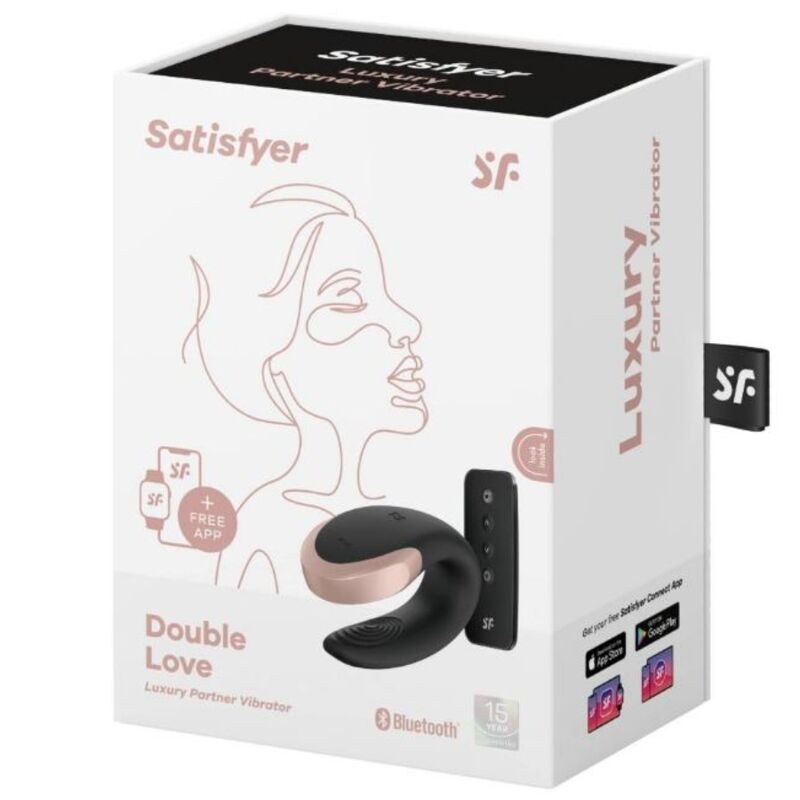 Satisfyer - Vibromasseur de luxe pour couple Double Love - Noir