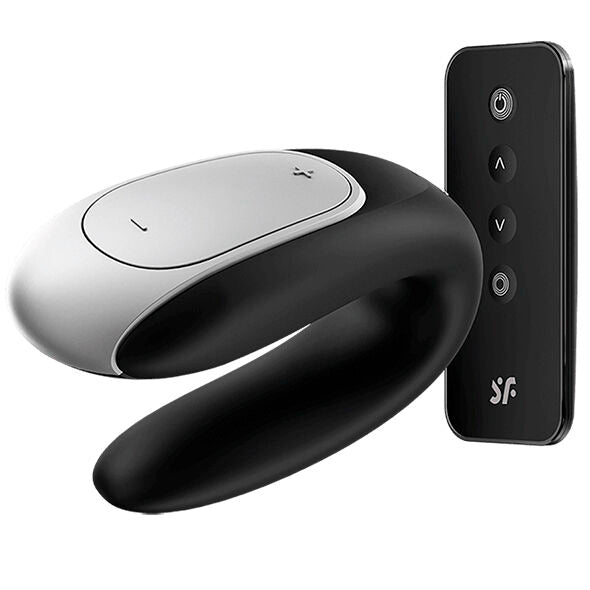 Satisfyer – Vibromasseur connecté pour couple Double Fun – Noir