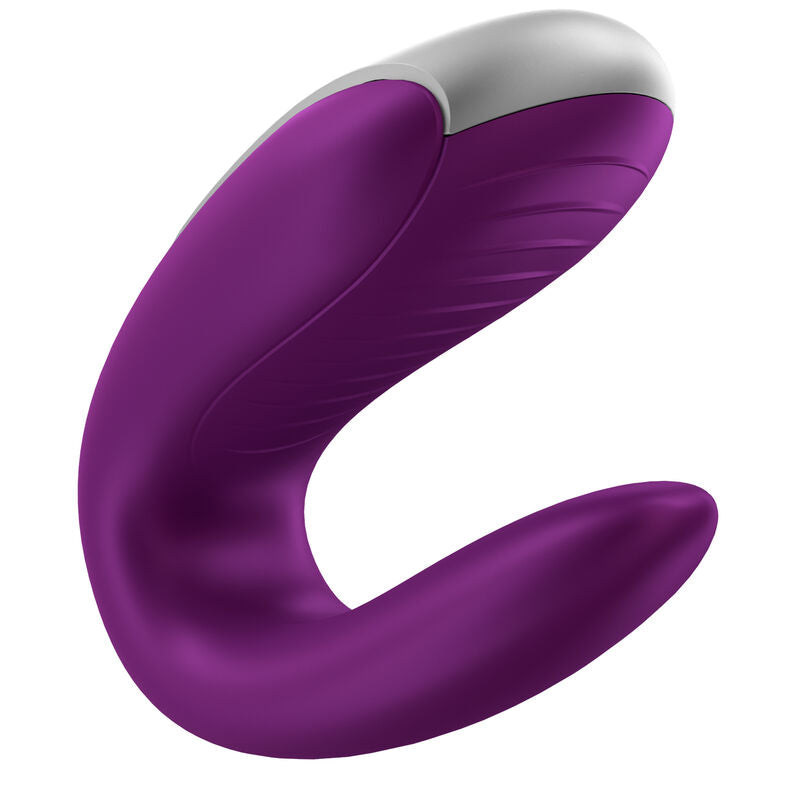 Satisfyer – Vibromasseur connecté pour couple Double Fun – Violet