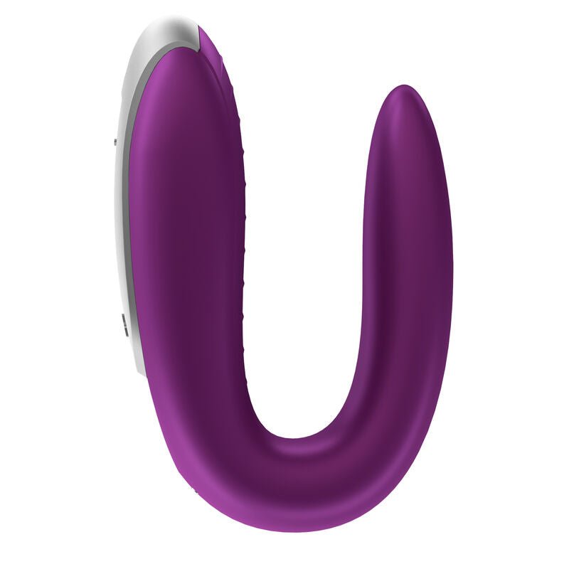 Satisfyer – Vibromasseur connecté pour couple Double Fun – Violet