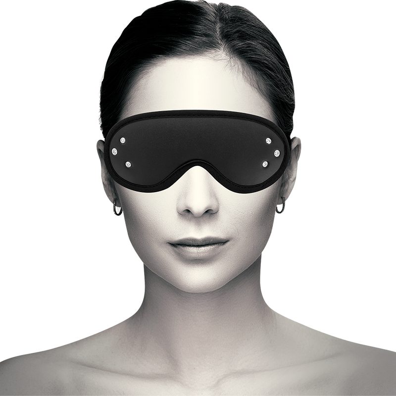 Coquette Chic Desire - Masque intégral Bondage en cuir végan - Noir