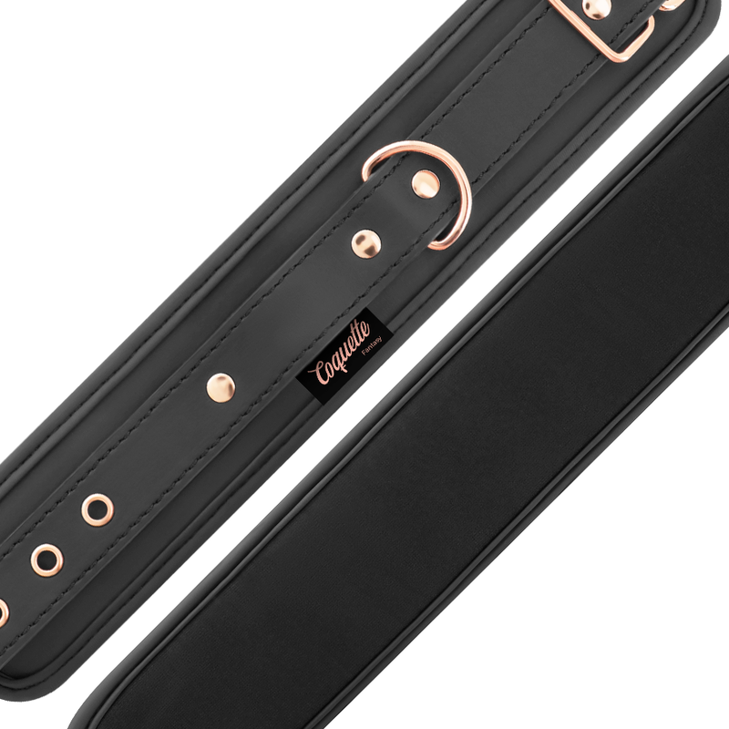 Coquette chic desire - menottes fantasy en cuir végan avec doublure en noprène