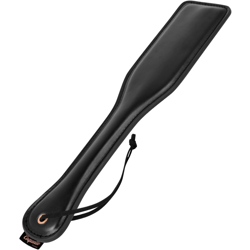 Cravache BDSM Chic Desire Cuir Végan Noir - Coquette