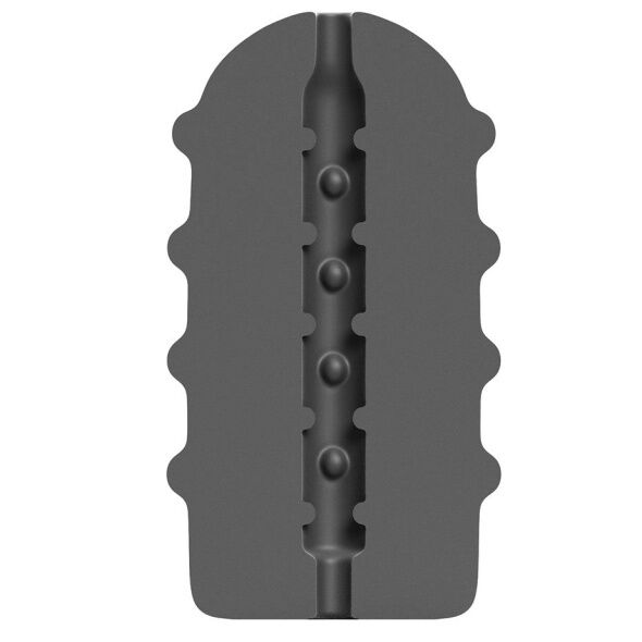 All Black - Masturbateur Homme avec Picots Bumpy