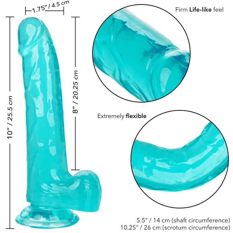 Calexotics - gode taille reine bleu 20.3 cm