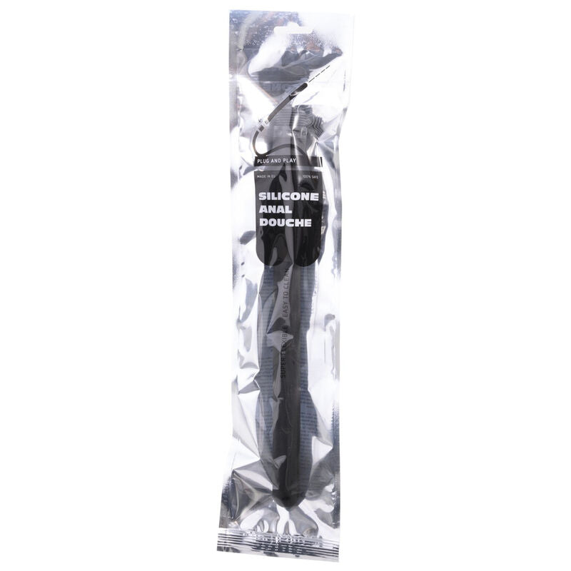 All Black Embout de douche anal en silicone 27 cm