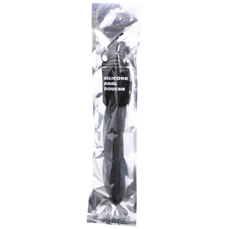 All black - douche anal mega ripple silicone 28,5 cm