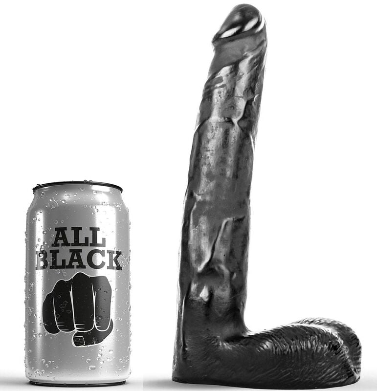 All Black - Gode Pénis Réaliste XXL - 21 cm
