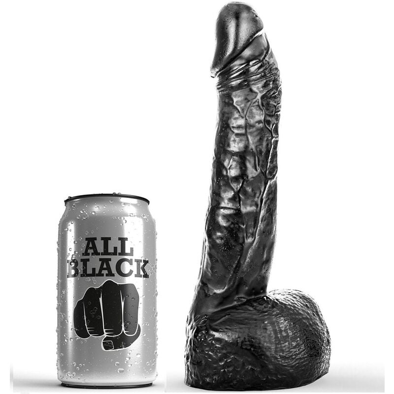 All Black Gode réaliste pour Fisting 20 cm