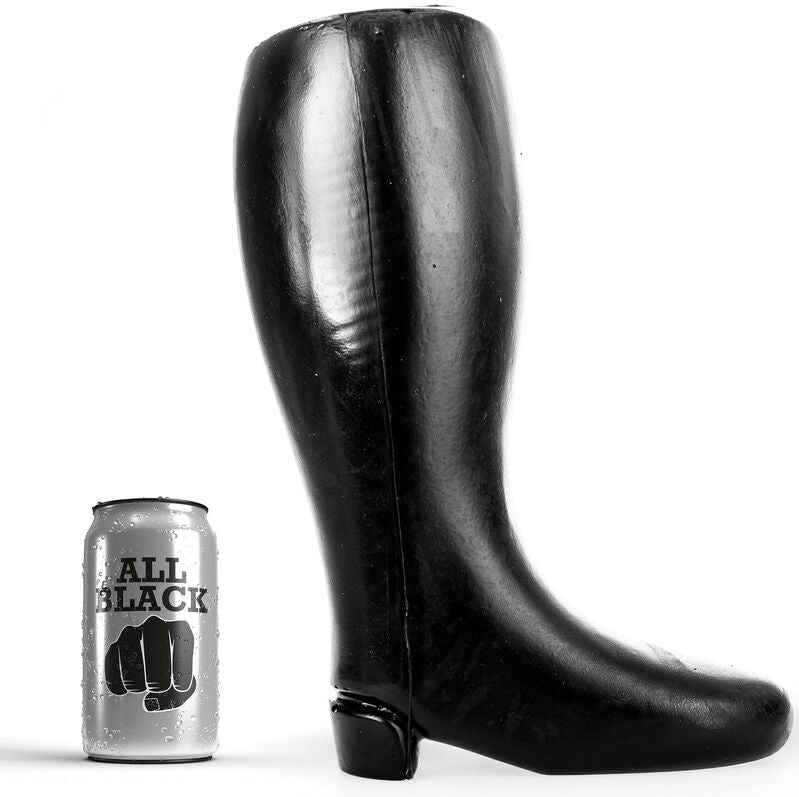 All Black Gode Fisting en forme de botte 31 cm