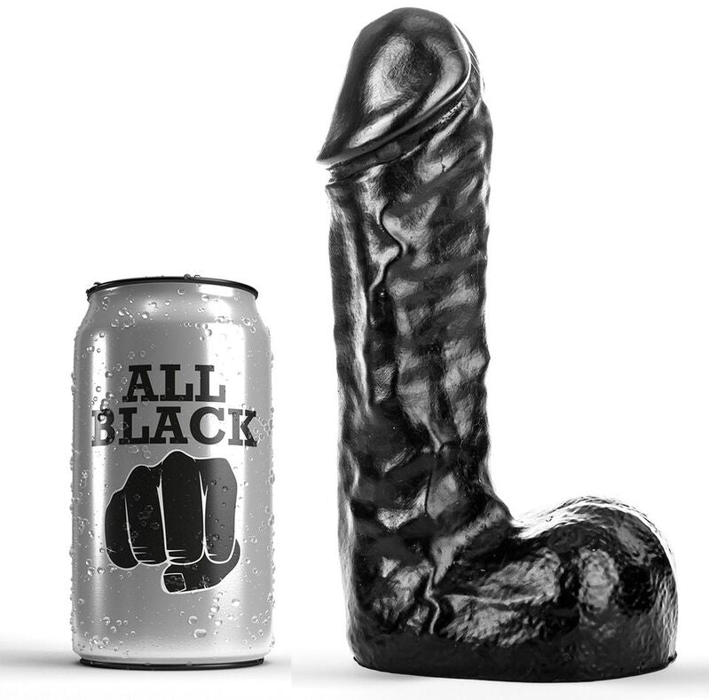 All Black - Pénis Réaliste XXL - 19 cm