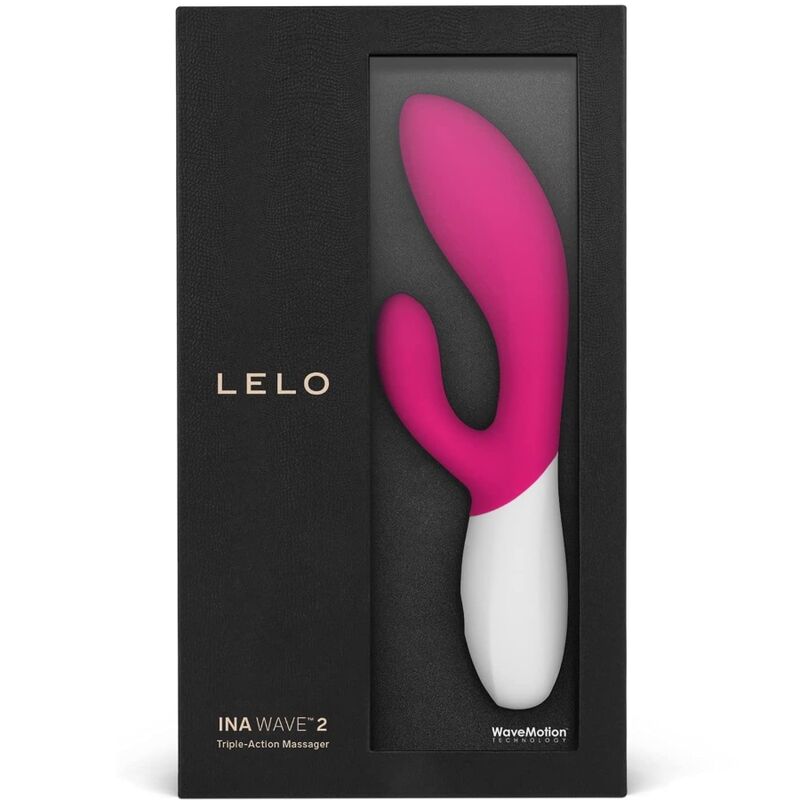 LELO - Sextoy Rabbit Spécial Point G Ina Wave 2 - Rose