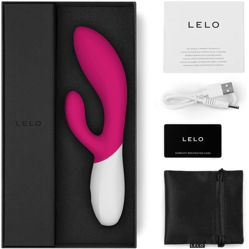 LELO - Sextoy Rabbit Spécial Point G Ina Wave 2 - Rose