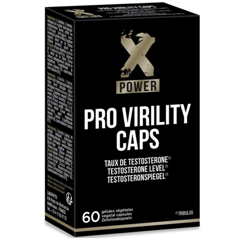 Xpower - complément alimentaire pour augmenter le niveau de testostérone pro virility caps - 60 gélules
