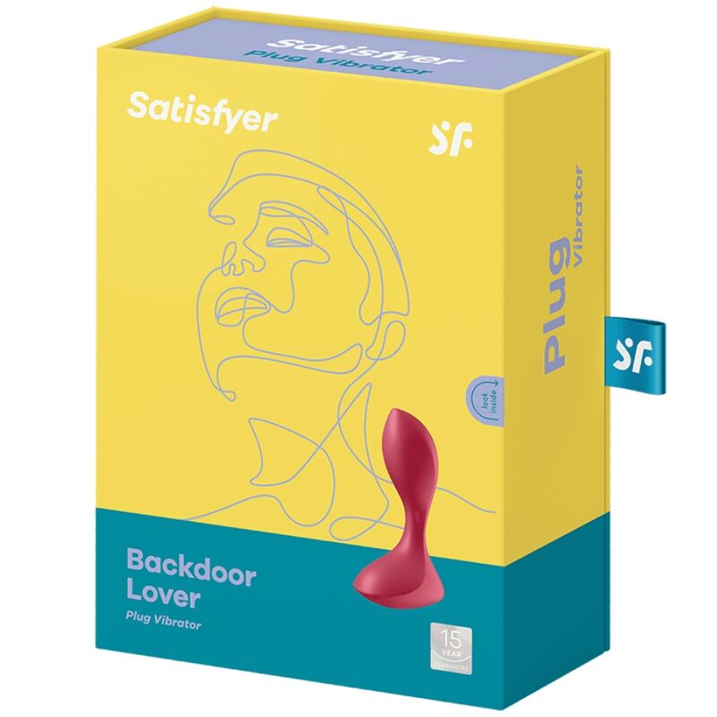 Satisfyer - Plug Anal Vibrant Backdoor Lover - Rouge