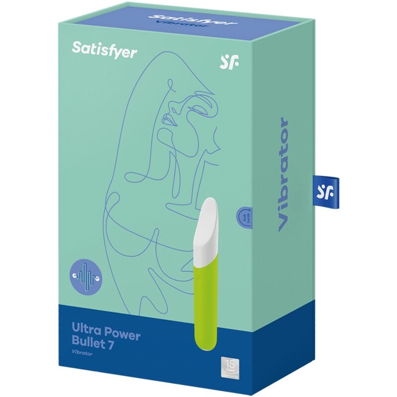 Satisfyer - Mini Vibromasseur Ultra Power Bullet 7 - Vert