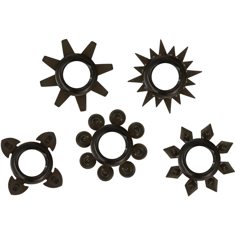 Ohmama - lot de 5 anneaux testicules et pénis en silicone