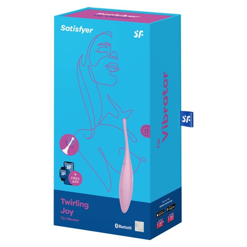 Satisfyer - Stimulateur Clitoris Connecté Twirling Joy - Rose