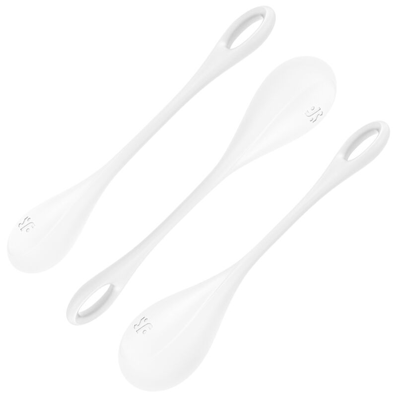 Satisfyer - Kit Entraînement du plancher pelvien Yoni Power 1 - Blanc