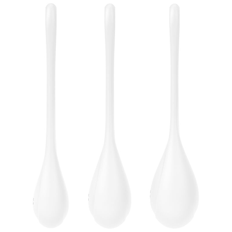 Satisfyer - Kit Entraînement du plancher pelvien Yoni Power 1 - Blanc
