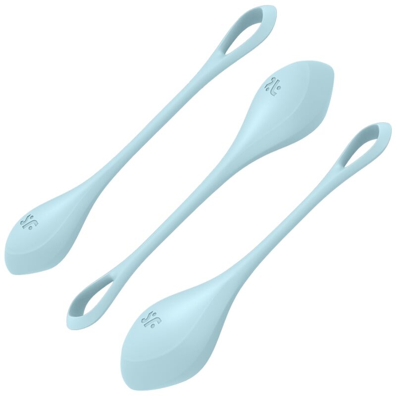 Satisfyer - Kit Entraînement du plancher pelvien Yoni Power 2 - Bleu