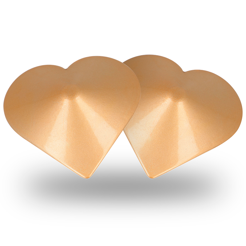 Coquette Chic Desire – Cache tétons en forme de cœur Doré