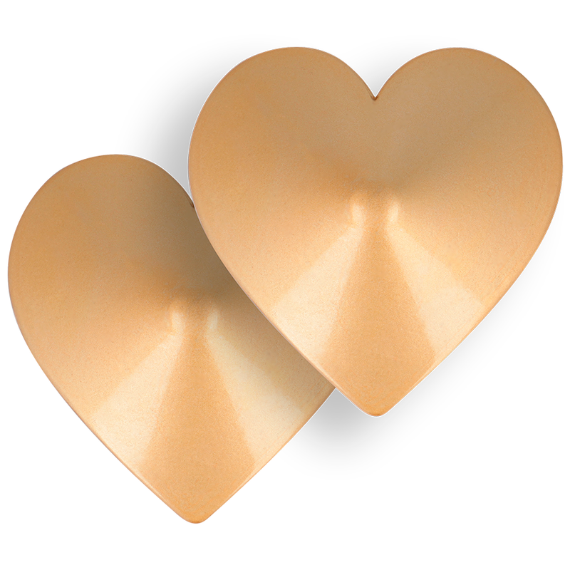 Coquette Chic Desire – Cache tétons en forme de cœur Doré