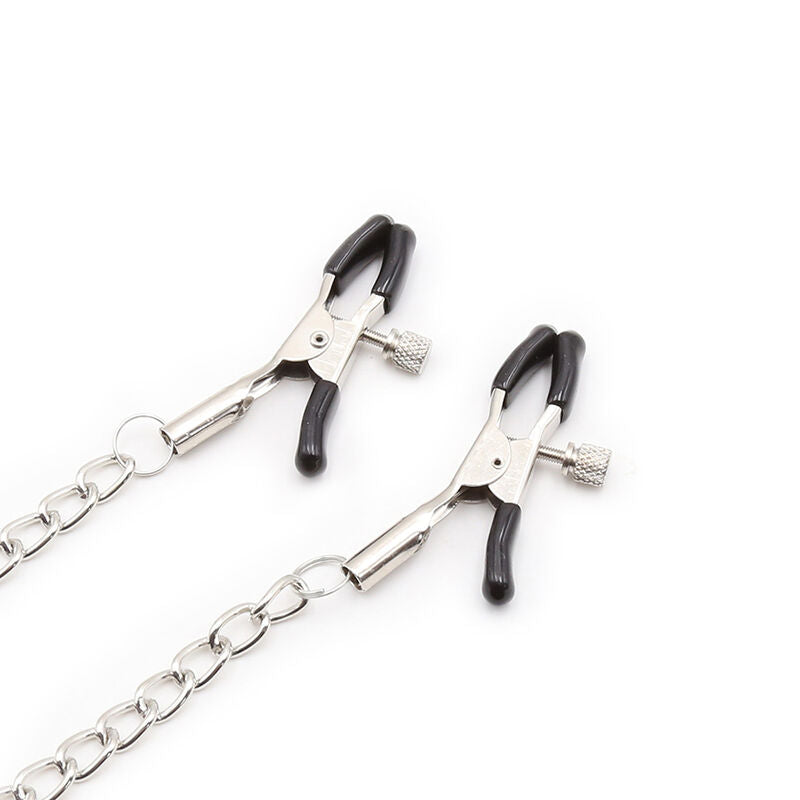 Ohmama fetish - ring gag avec chaînes et pinces à télénols