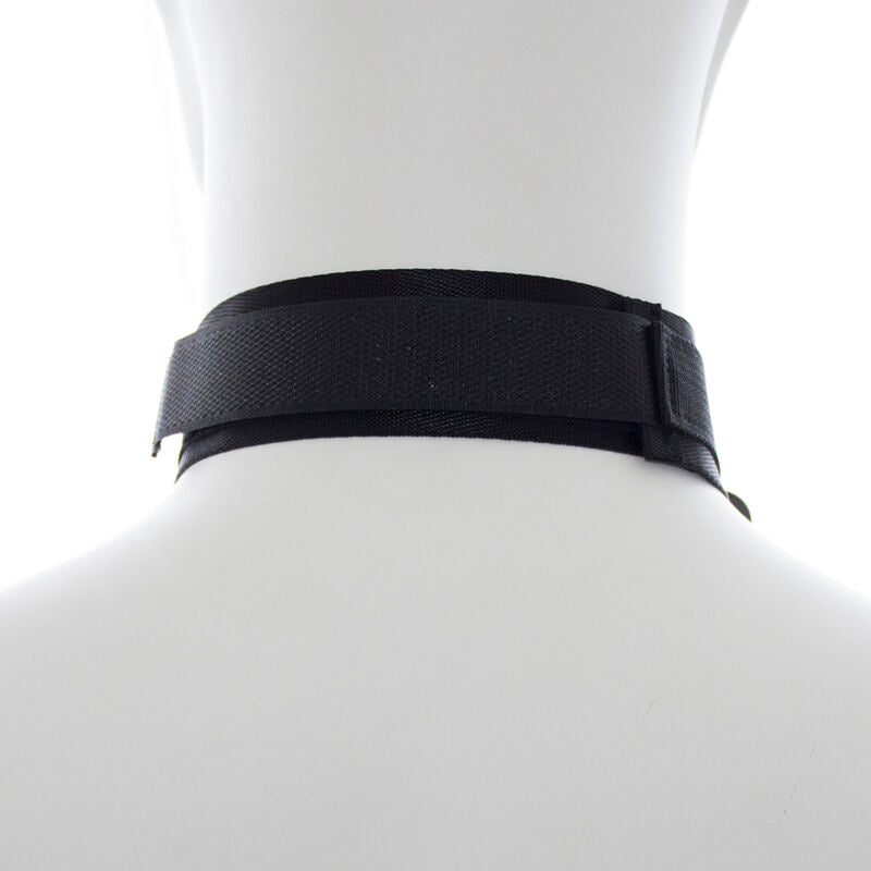 Ohmama Fetish – Collier en nylon avec Menottes Poignets