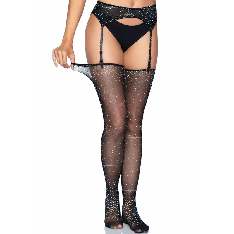 Leg avenue - ensemble porte-jarretelles et bas taille unique