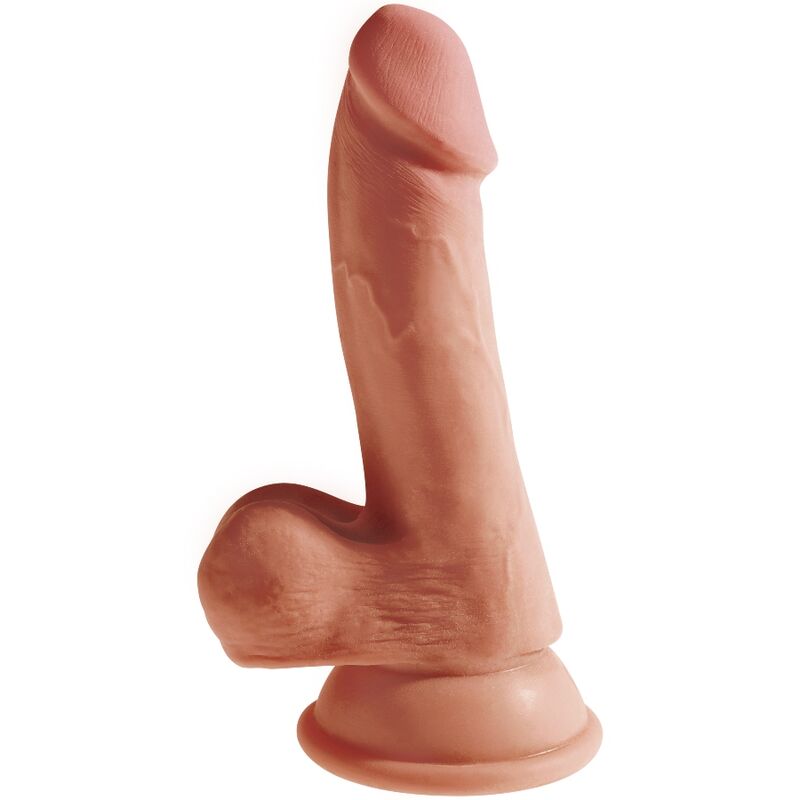King Cock - Gode Ventouse Ultraréaliste Couleur Chair / 17 cm