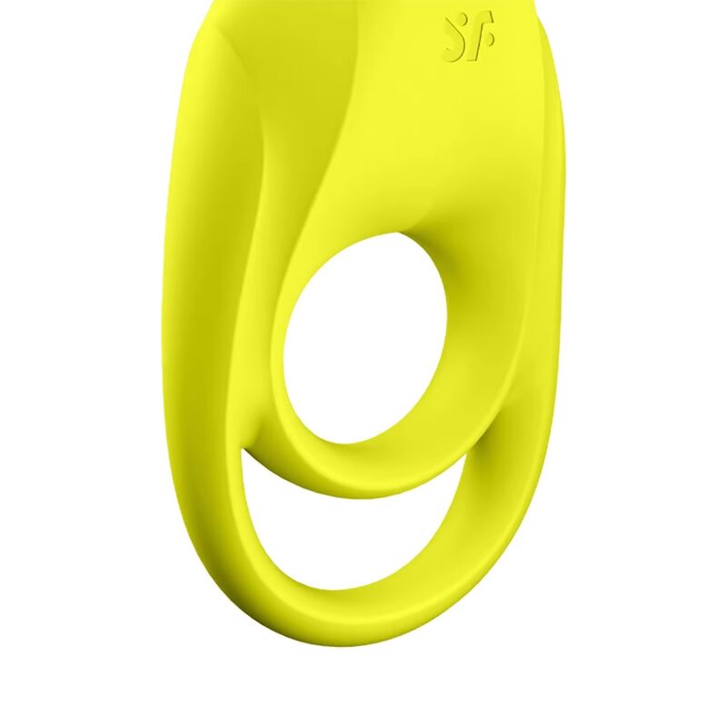 Satisfyer - vibrateur anneau spectaculaire duo jaune