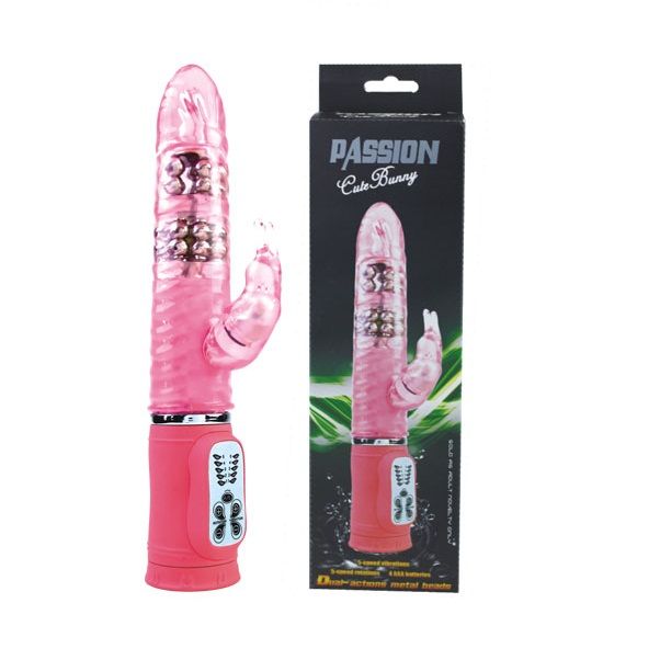 Baile - Vibromasseur Rabbit Rotatif 27 cm - Rose