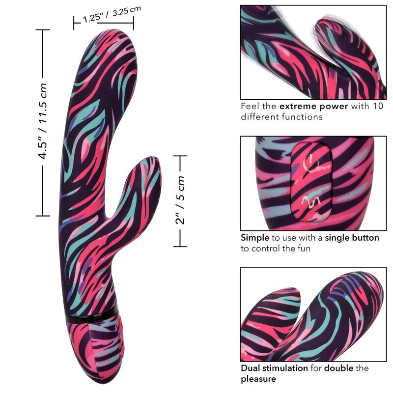 Calexotics - menage a moi vibrateur double baguette