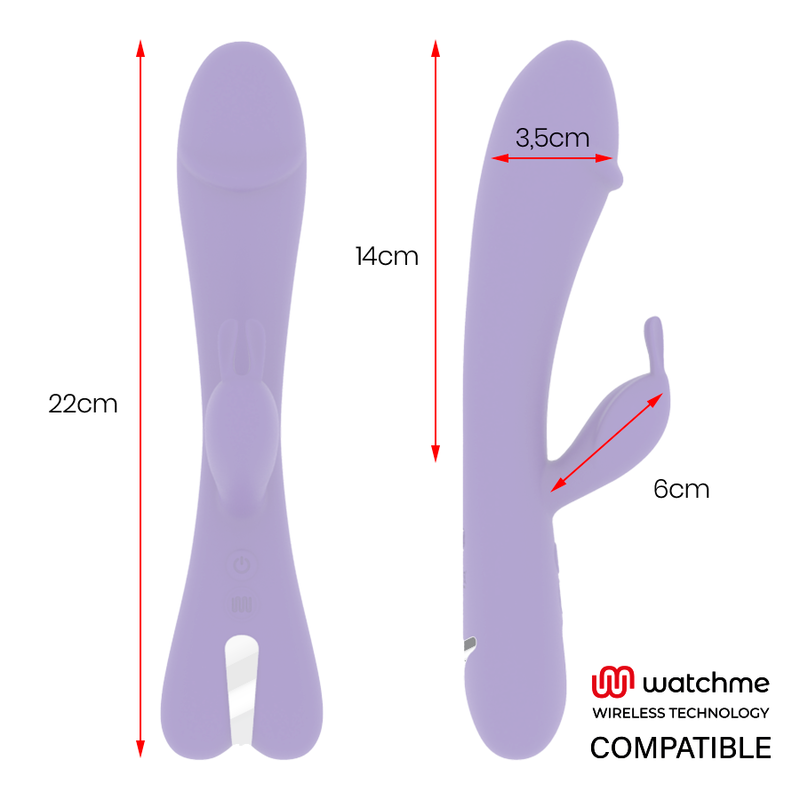 Mr Boss Sextoy Rabbit Rechargeable 10 Modes de Vibration Aitor Violet
