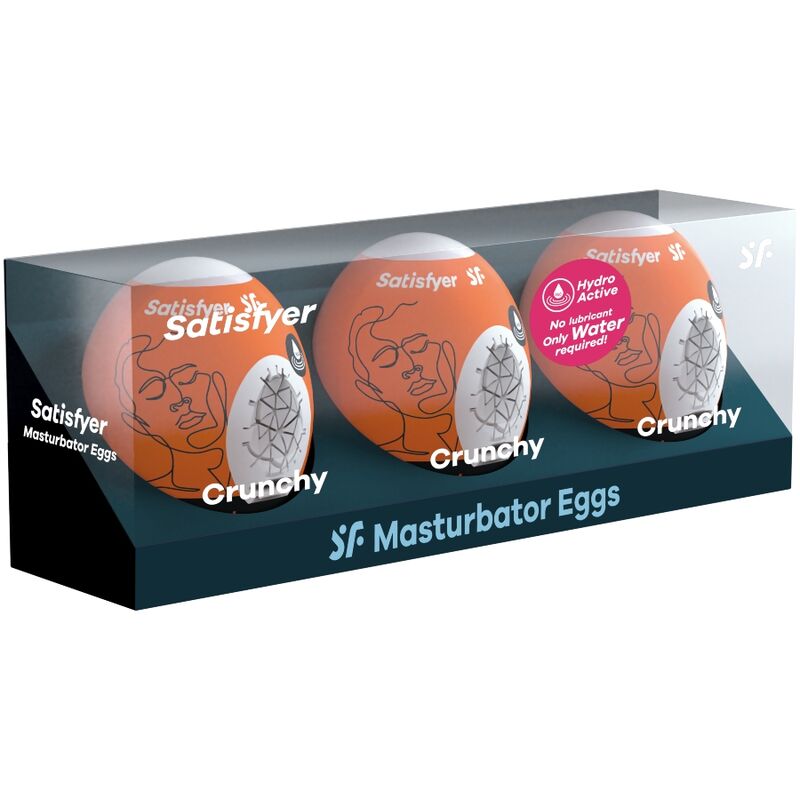 Satisfyer - Coffret de 3 Oeufs Masturbateurs Eggs Naughty / Savage / Crunchy