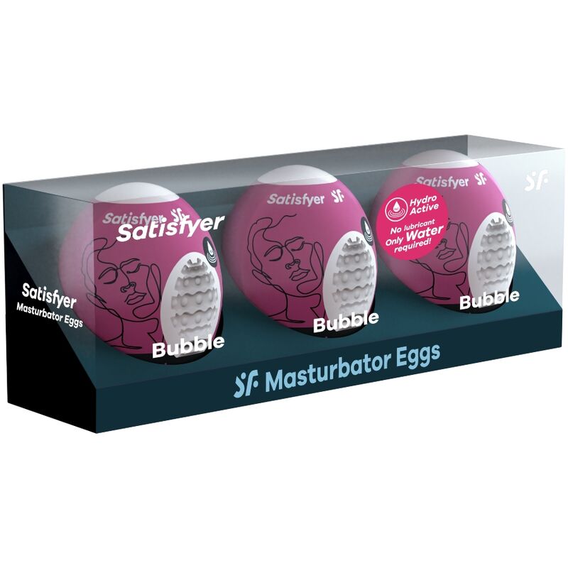 Satisfyer - Coffret de 3 Oeufs Masturbateurs Eggs Bubble