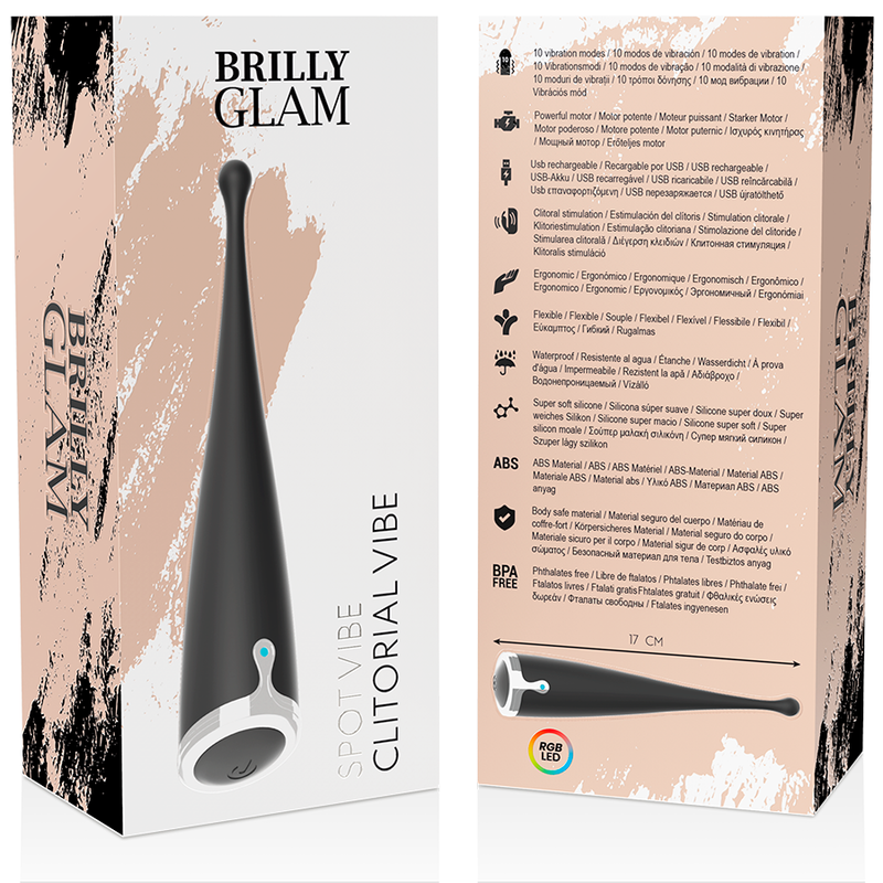 Brilly glam - spot vibe clitorial noir