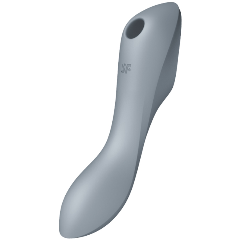 Satisfyer - Stimulateur Clitoridien à Air Pulsé Curvy Trinity 3 - Gris