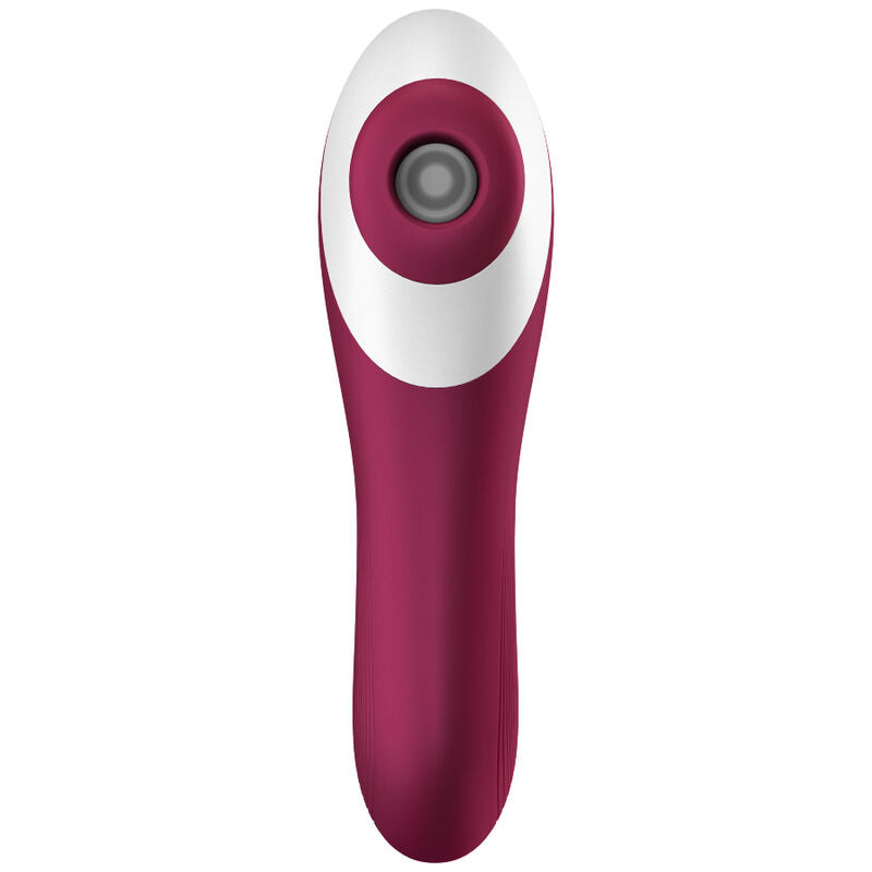 Satisfyer - Vibromasseur et Stimulateur 2 en 1 Dual Crush - Bordeaux