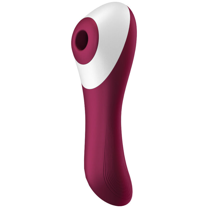 Satisfyer - Vibromasseur et Stimulateur 2 en 1 Dual Crush - Bordeaux
