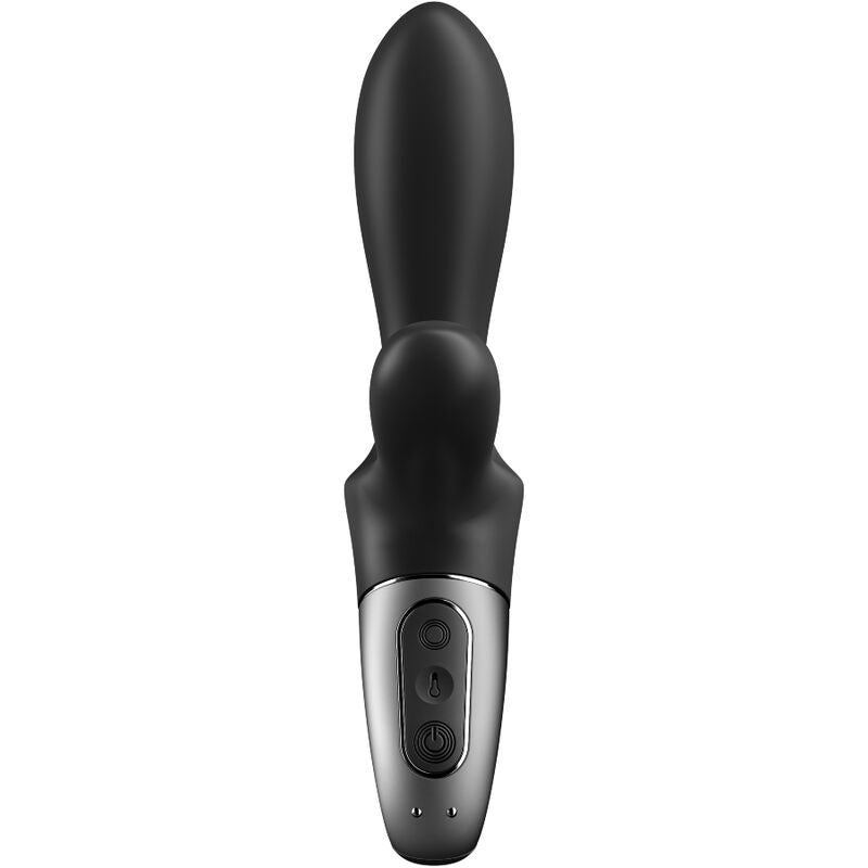 Satisfyer - Stimulateur Coudé Chauffant et Connecté Heat Climax - Noir